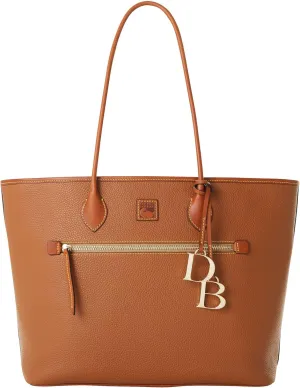 Dooney & Bourke Large Tote Bags for Women, Large Leather Tote Bag with Zipper Pockets and Long Shoulder Straps