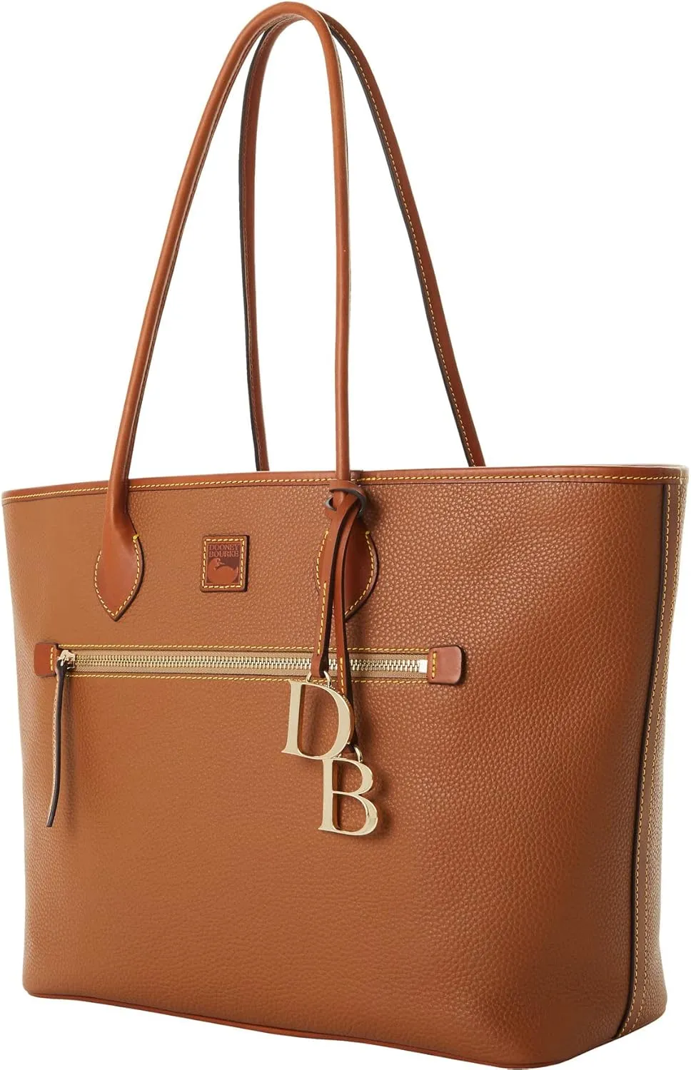 Dooney & Bourke Large Tote Bags for Women, Large Leather Tote Bag with Zipper Pockets and Long Shoulder Straps