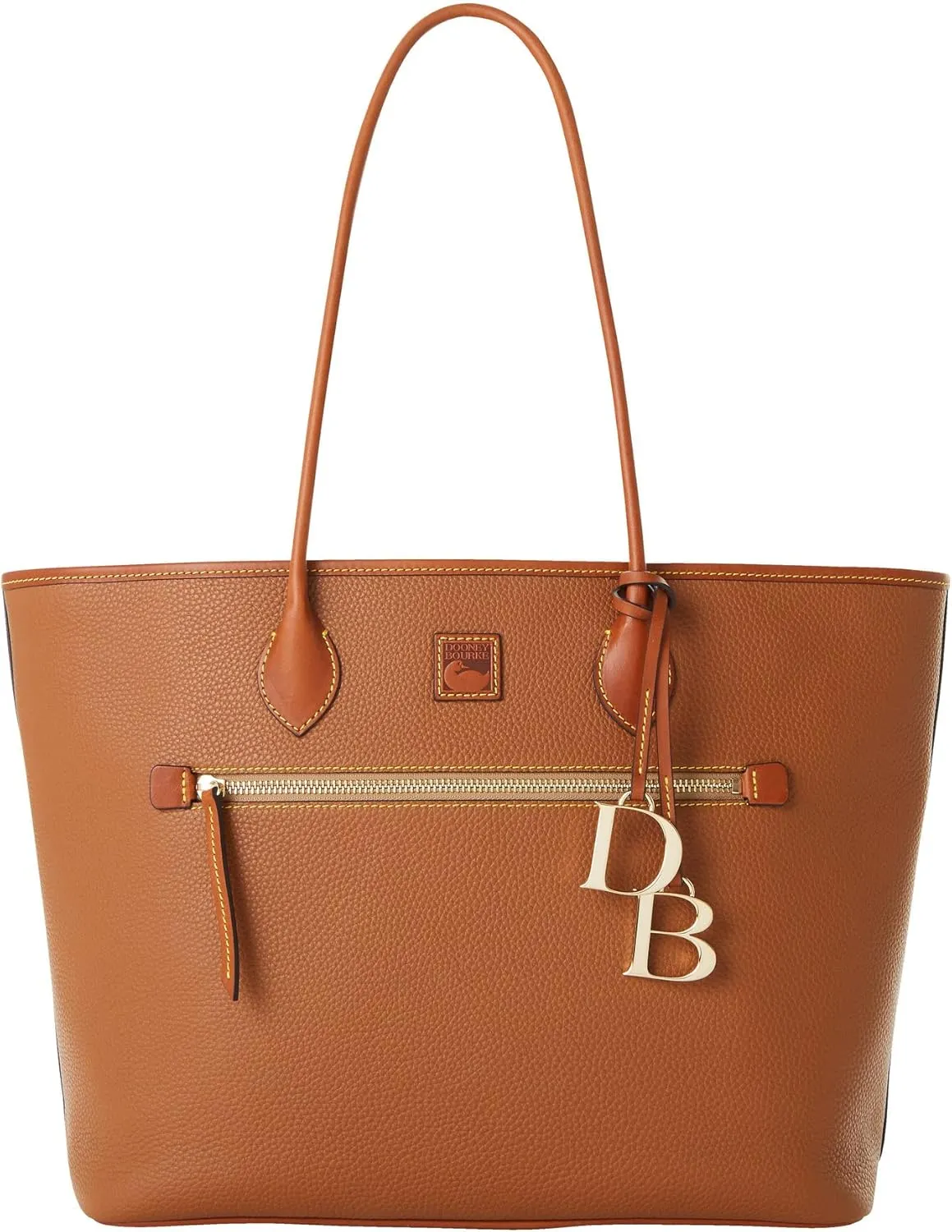 Dooney & Bourke Large Tote Bags for Women, Large Leather Tote Bag with Zipper Pockets and Long Shoulder Straps