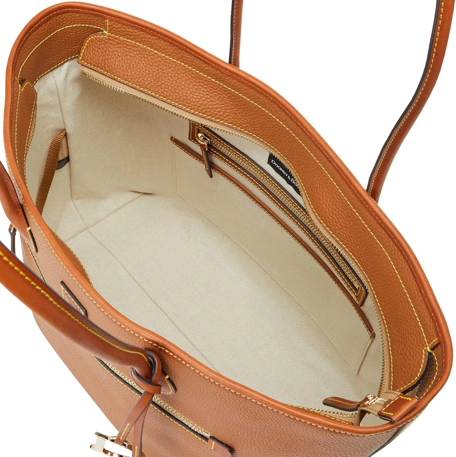 Dooney & Bourke Large Tote Bags for Women, Large Leather Tote Bag with Zipper Pockets and Long Shoulder Straps