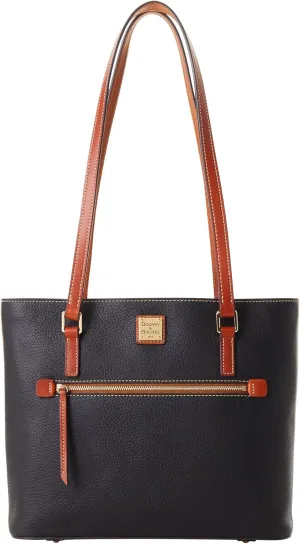 Dooney & Bourke Tote Bags for Women, Large Pebble Grain Leather Shopper Tote Bag with Zipper