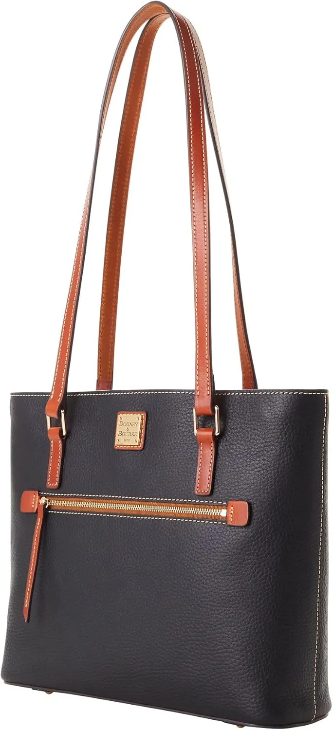Dooney & Bourke Tote Bags for Women, Large Pebble Grain Leather Shopper Tote Bag with Zipper