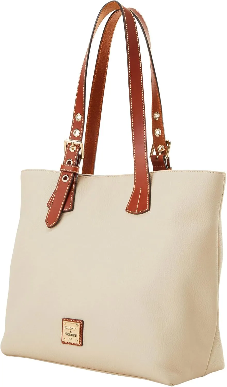 Dooney & Bourke Tote Bags for Women, Pebble Grain Leather Emily Tote Bag with Zipper Compartment