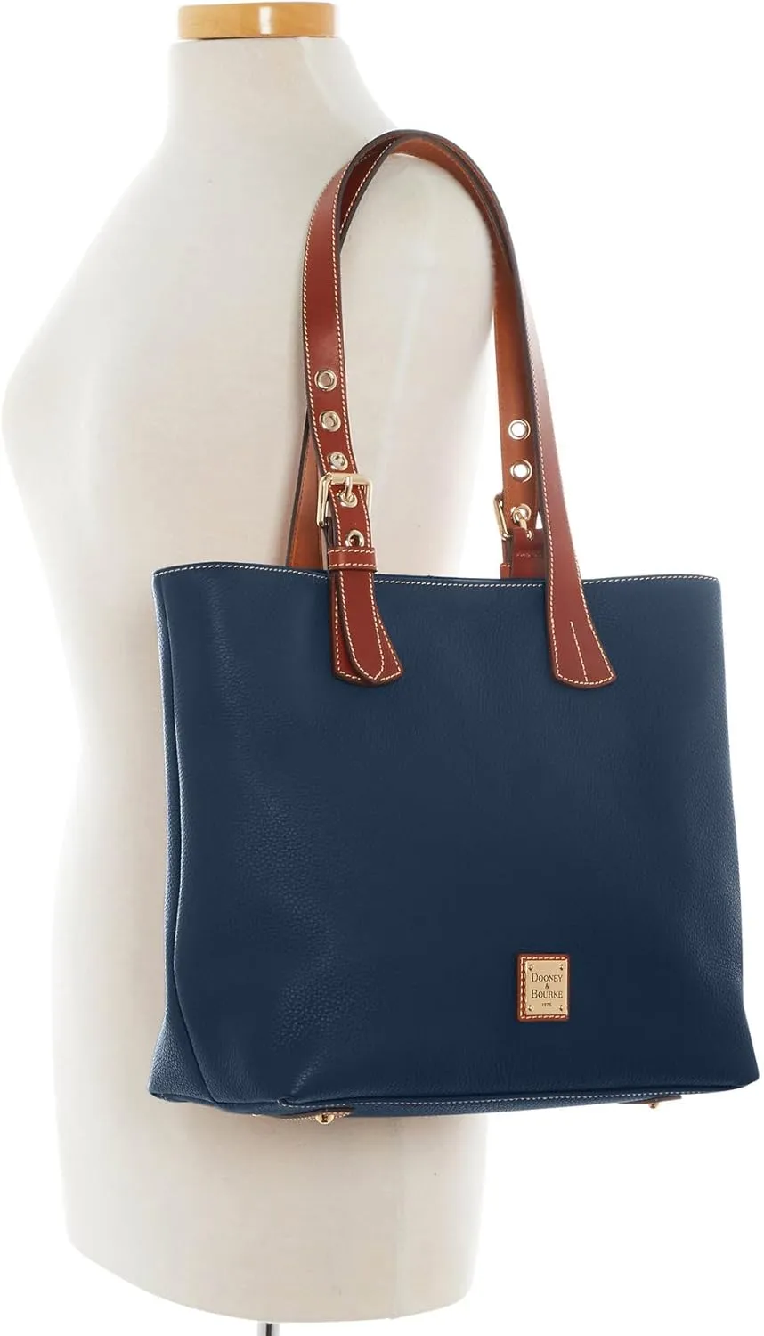 Dooney & Bourke Tote Bags for Women, Pebble Grain Leather Emily Tote Bag with Zipper Compartment