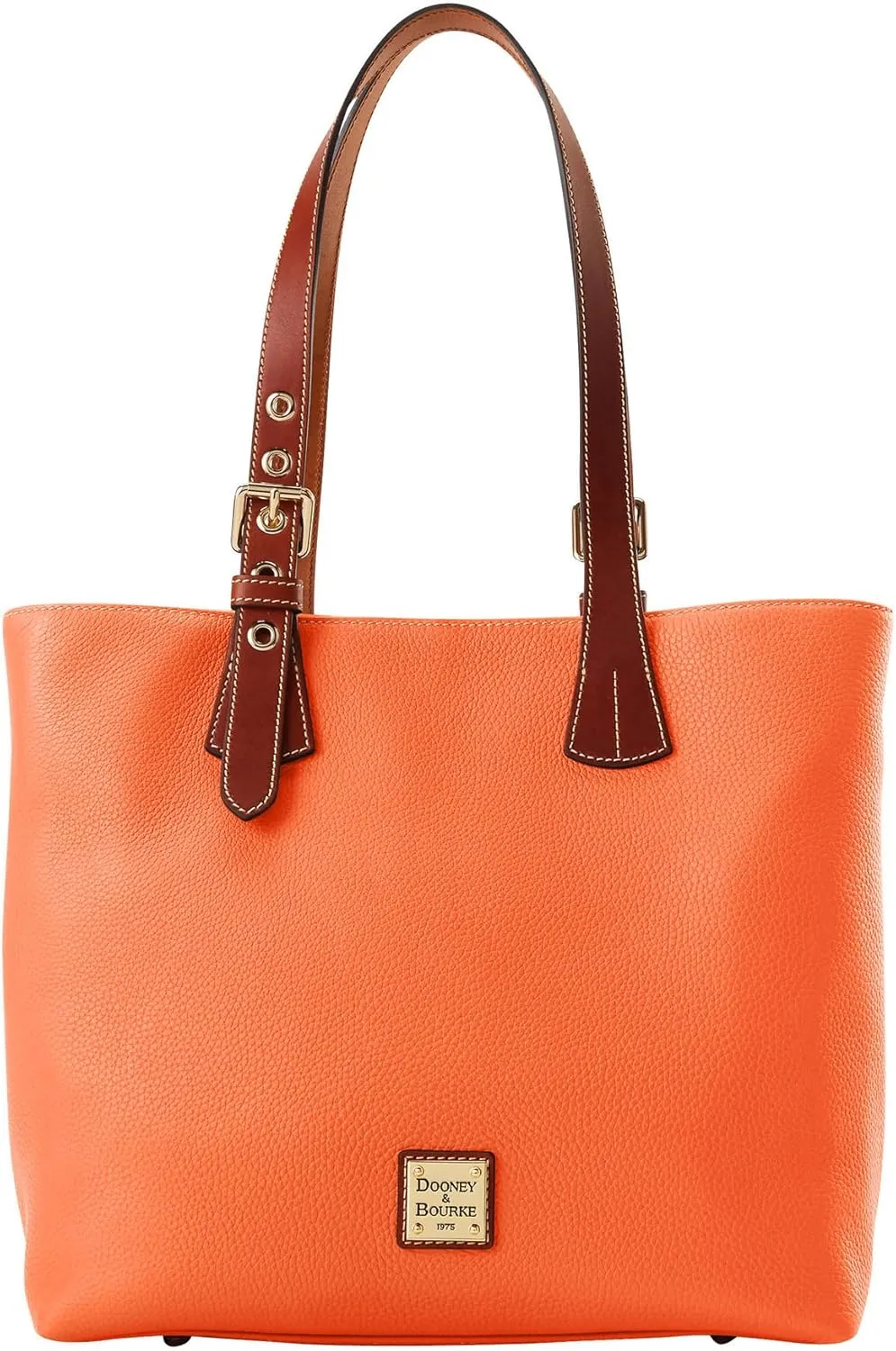 Dooney & Bourke Tote Bags for Women, Pebble Grain Leather Emily Tote Bag with Zipper Compartment