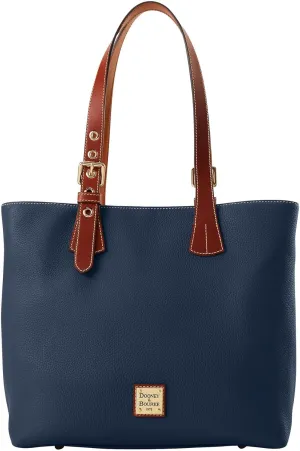 Dooney & Bourke Tote Bags for Women, Pebble Grain Leather Emily Tote Bag with Zipper Compartment