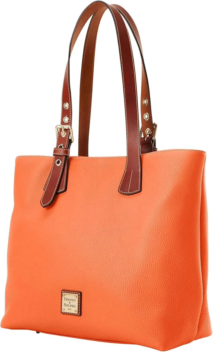 Dooney & Bourke Tote Bags for Women, Pebble Grain Leather Emily Tote Bag with Zipper Compartment