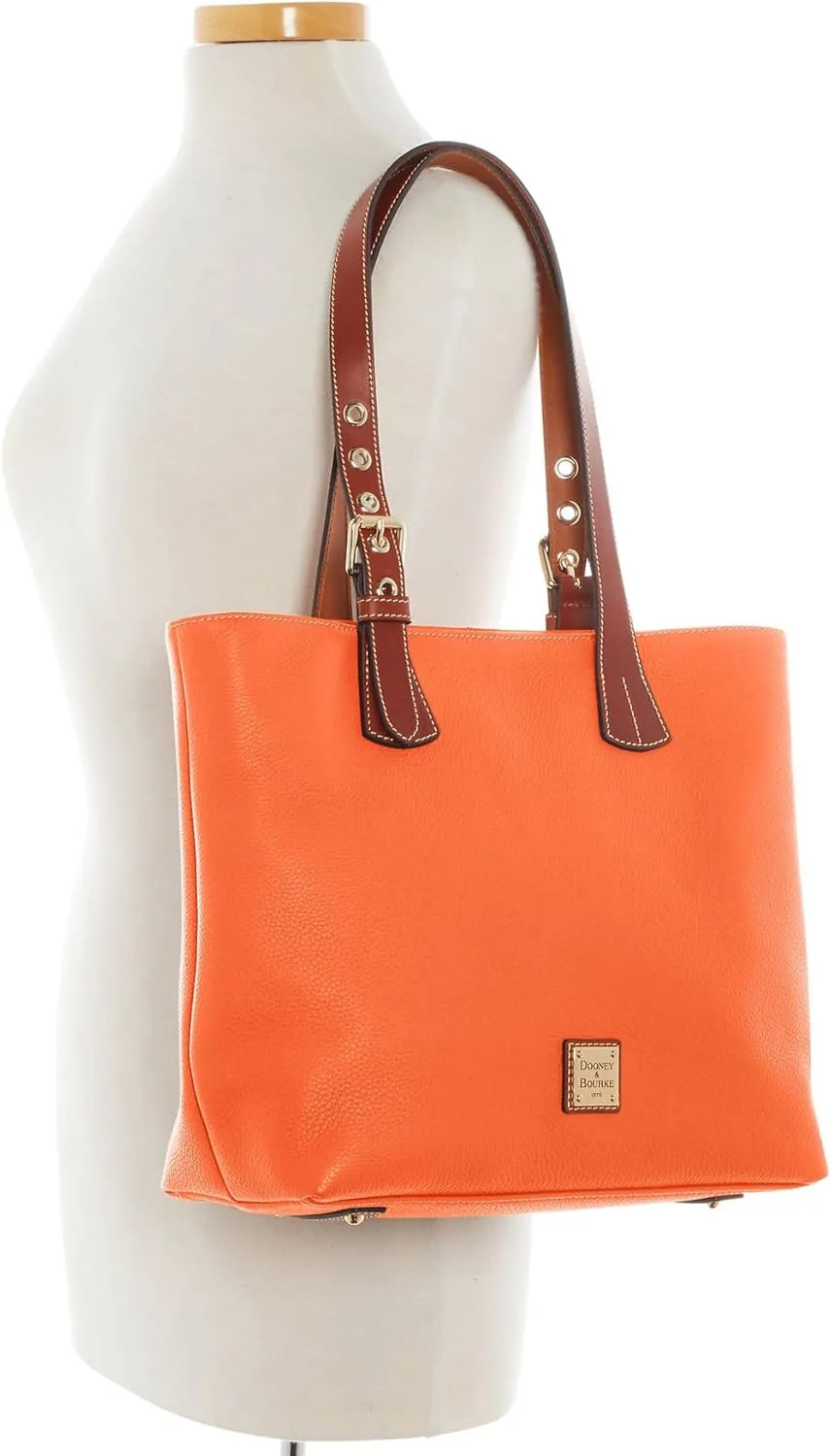 Dooney & Bourke Tote Bags for Women, Pebble Grain Leather Emily Tote Bag with Zipper Compartment