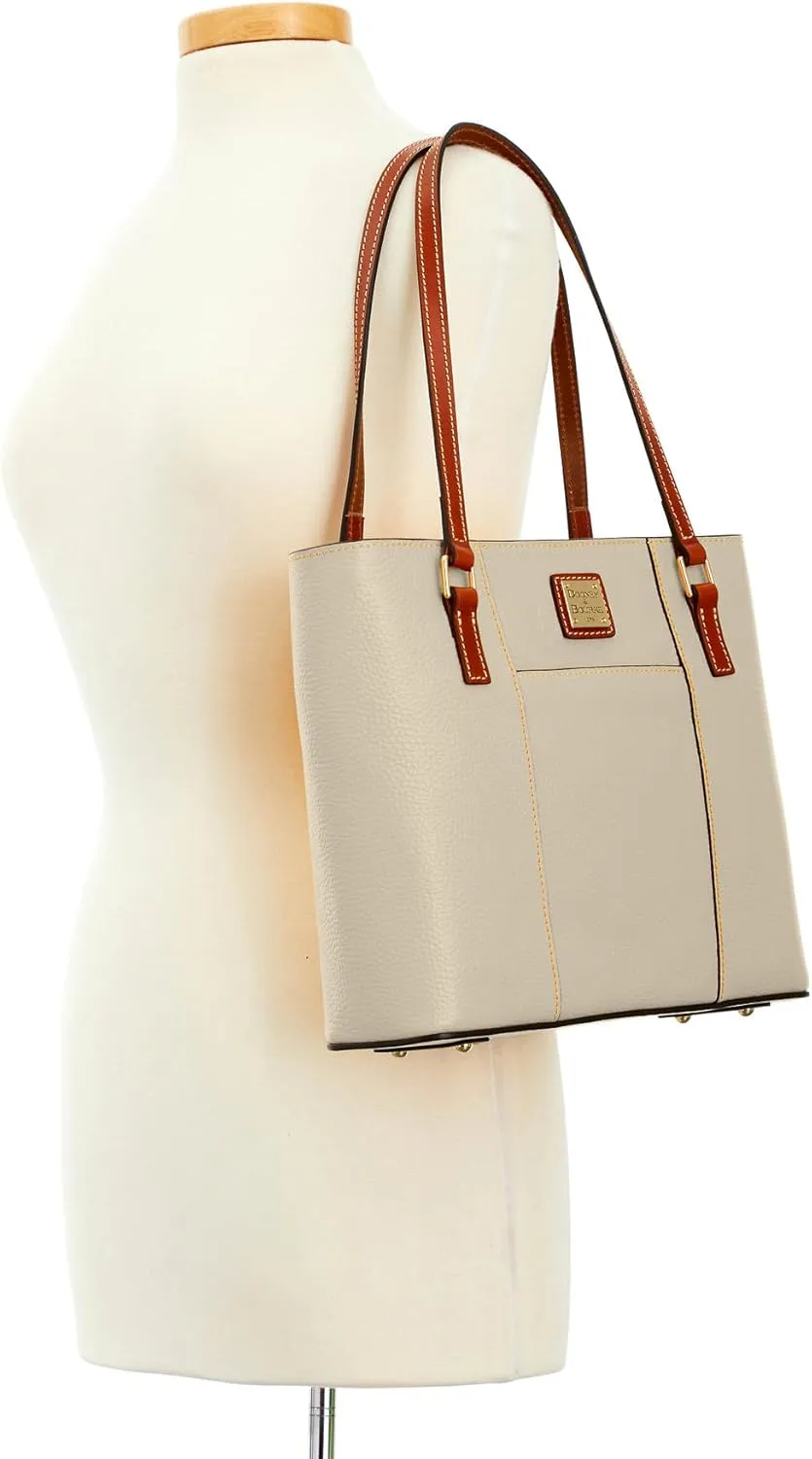 Dooney & Bourke Women's Small Lexington Tote in Pebble Grain Leather, Handbag with Long Leather Shoulder Straps