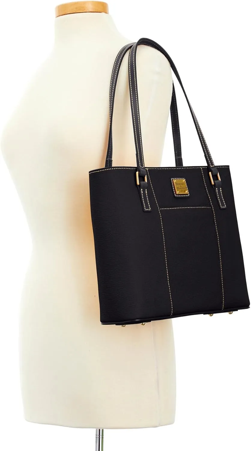 Dooney & Bourke Women's Small Lexington Tote in Pebble Grain Leather, Handbag with Long Leather Shoulder Straps