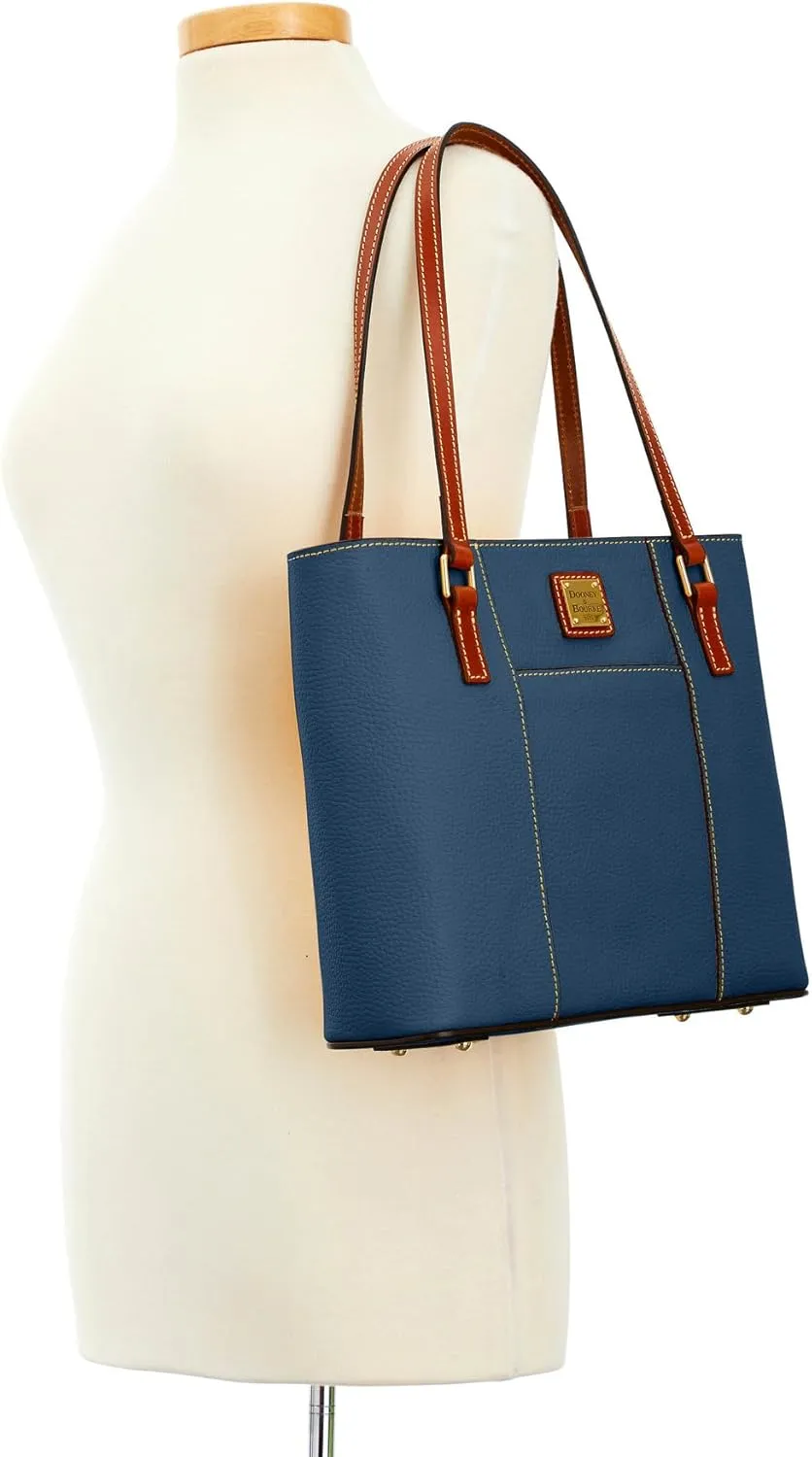 Dooney & Bourke Women's Small Lexington Tote in Pebble Grain Leather, Handbag with Long Leather Shoulder Straps