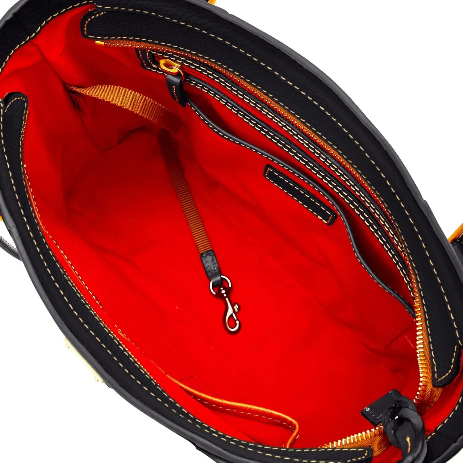 Dooney & Bourke Women's Small Lexington Tote in Pebble Grain Leather, Handbag with Long Leather Shoulder Straps