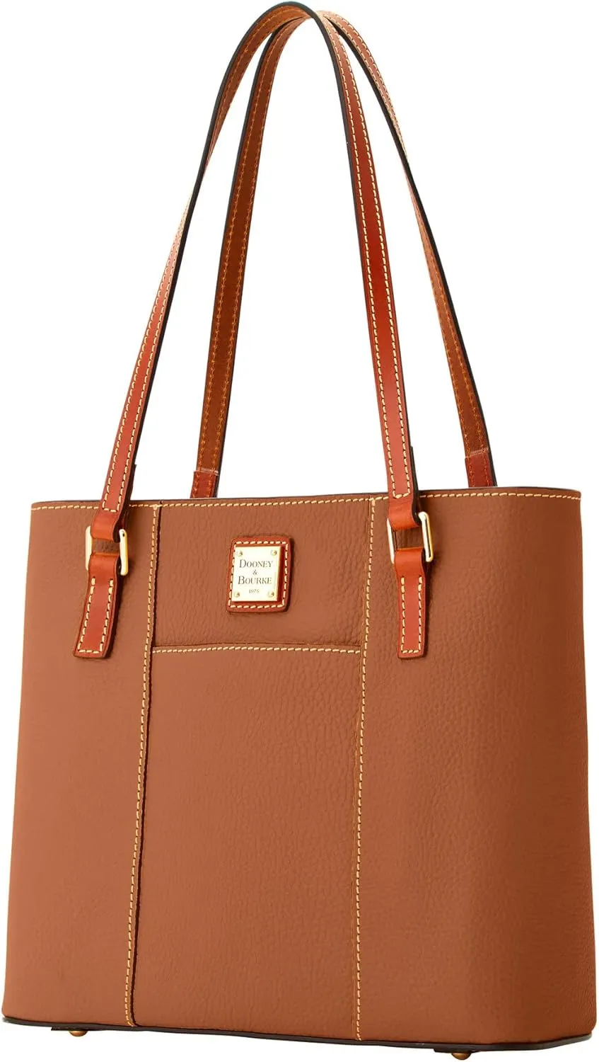 Dooney & Bourke Women's Small Lexington Tote in Pebble Grain Leather, Handbag with Long Leather Shoulder Straps