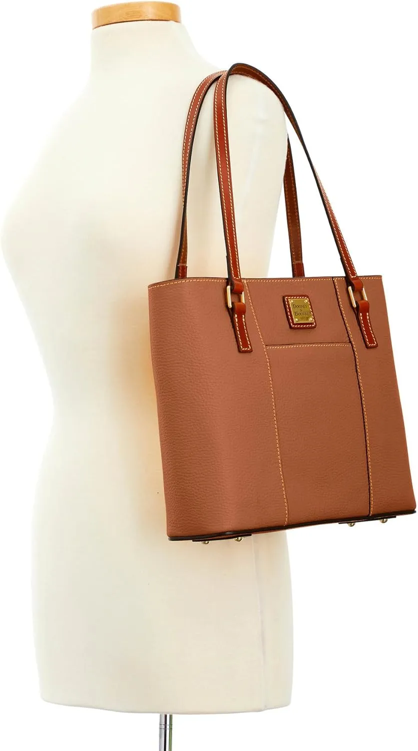 Dooney & Bourke Women's Small Lexington Tote in Pebble Grain Leather, Handbag with Long Leather Shoulder Straps