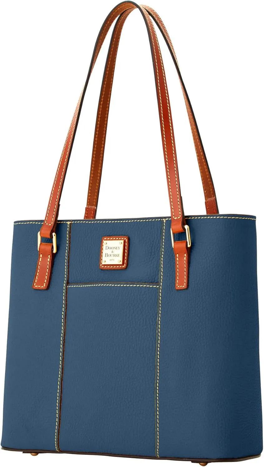 Dooney & Bourke Women's Small Lexington Tote in Pebble Grain Leather, Handbag with Long Leather Shoulder Straps