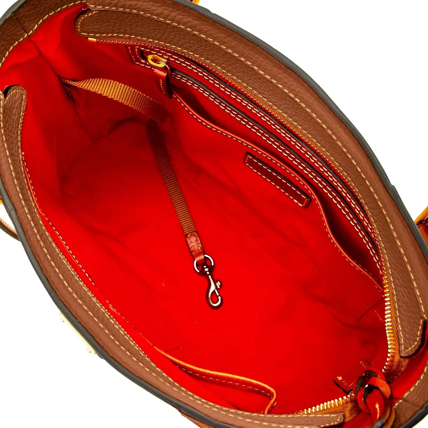 Dooney & Bourke Women's Small Lexington Tote in Pebble Grain Leather, Handbag with Long Leather Shoulder Straps