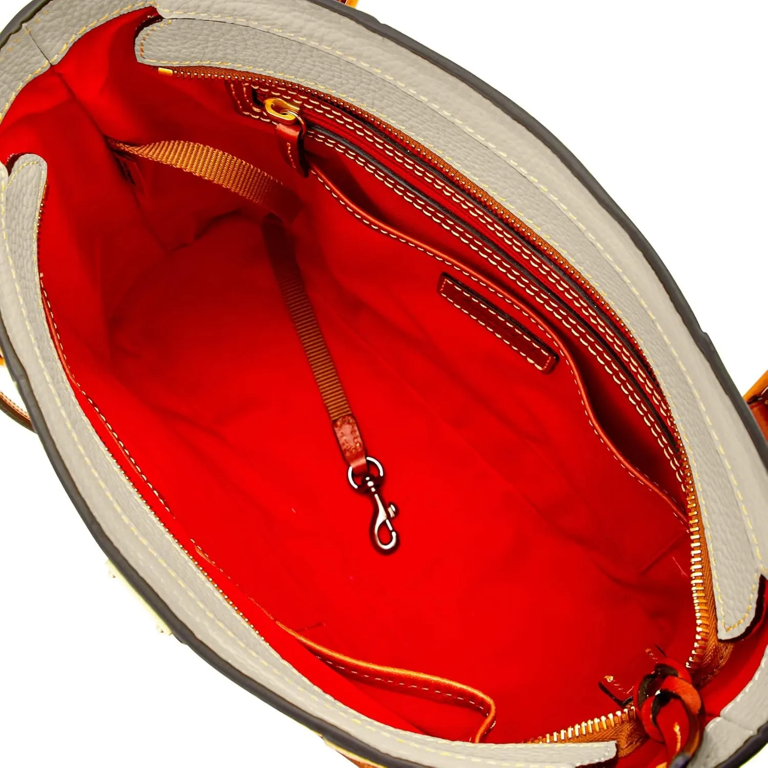 Dooney & Bourke Women's Small Lexington Tote in Pebble Grain Leather, Handbag with Long Leather Shoulder Straps