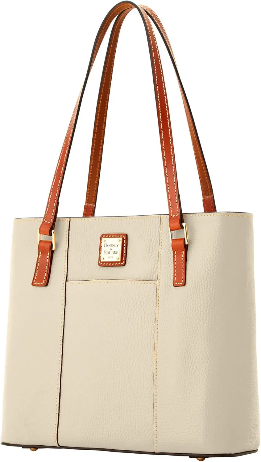 Dooney & Bourke Women's Small Lexington Tote in Pebble Grain Leather, Handbag with Long Leather Shoulder Straps