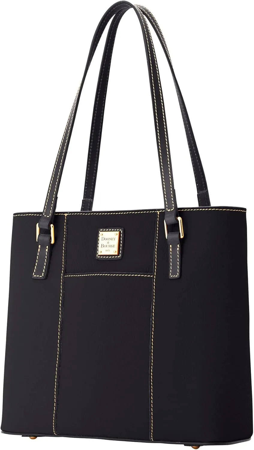 Dooney & Bourke Women's Small Lexington Tote in Pebble Grain Leather, Handbag with Long Leather Shoulder Straps
