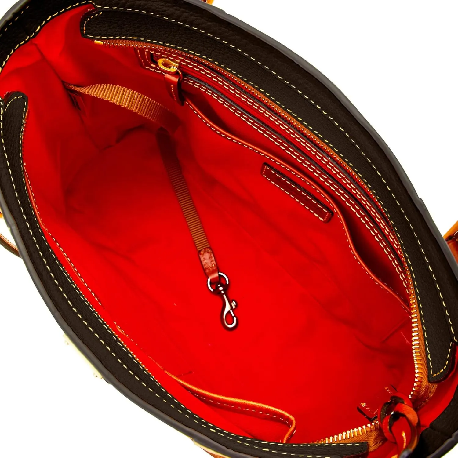Dooney & Bourke Women's Small Lexington Tote in Pebble Grain Leather, Handbag with Long Leather Shoulder Straps
