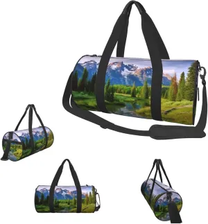 Duffle Bags National Park Gym Bag for Men Women Waterproof Travel Duffle Bags Convertible Carry on Garment Bag for Travel Sports