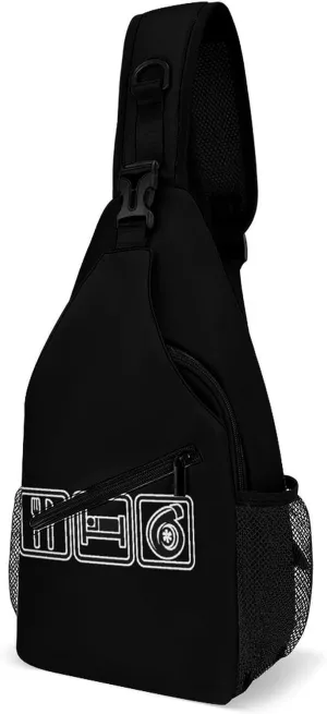 Eat Sleep Boosts Fashion Sling Bag Shoulder Chest Crossbody Bags Backpack Travel Hiking