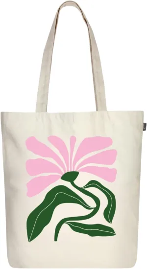 Ecoright Tote Bag for Women with Zipper, Small Tote Bag, Canvas Bag, Reusable Cotton Bag for Beach, Grocery, School & Work