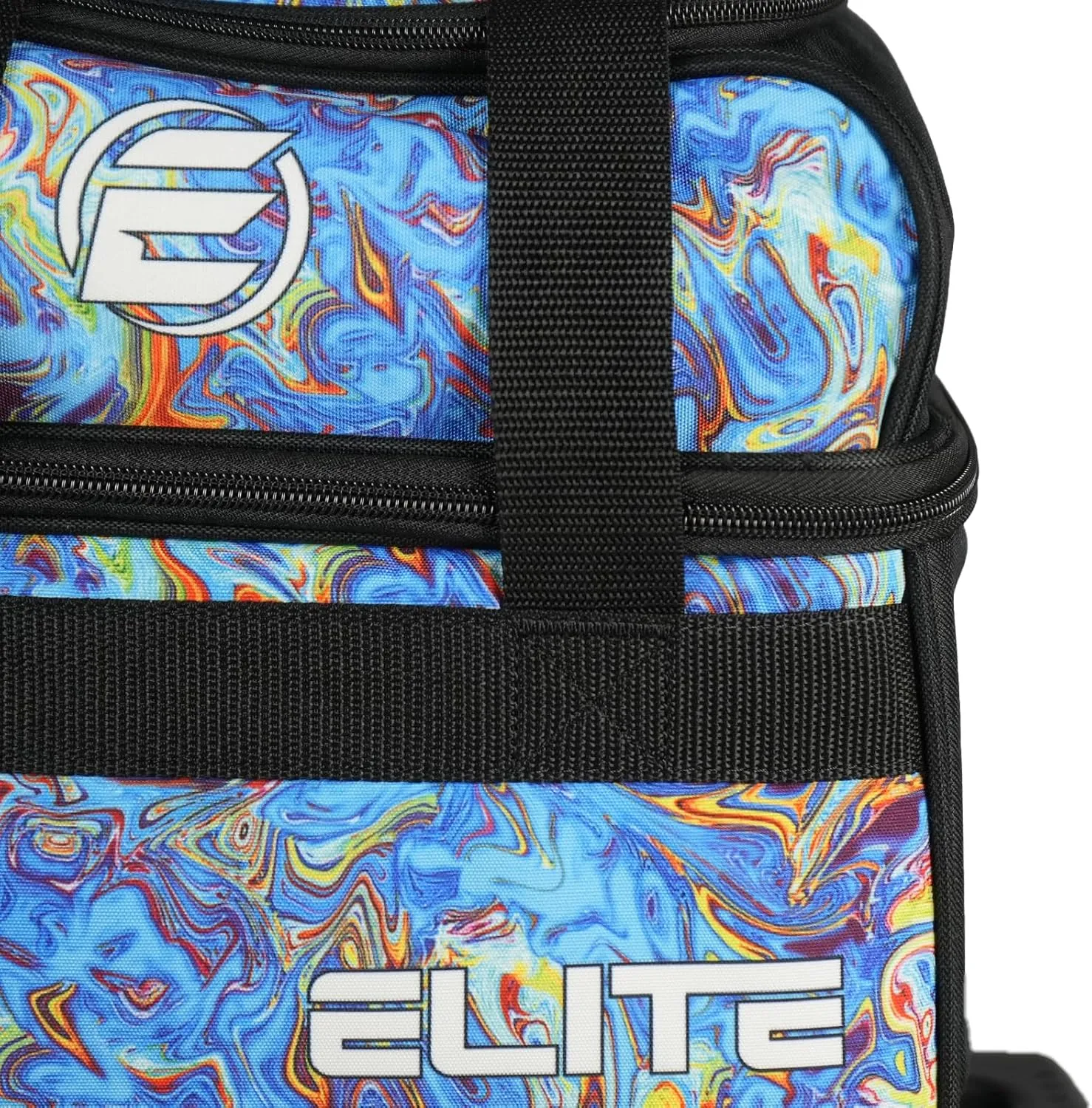 ELITE Basic Single Roller Bowling Ball Bag | Multiple Colors | Fits Up to Size 10.5 Shoes | Compact Design | Bowling Bags With Wheels