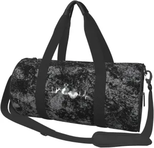 English Springer Spaniel Convertible Garment Bag with Shoulder Strap, Carry on Garment Duffel Bag for Men Women - Rolling Foldable for Travel Luggage Bags (Black)