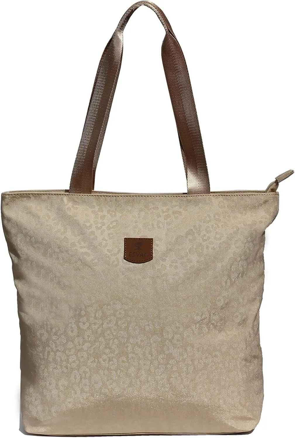 ESVAN Original Floral Tote Bag Shoulder Bag for Gym Hiking Picnic Travel Beach