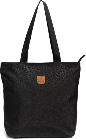 ESVAN Original Floral Tote Bag Shoulder Bag for Gym Hiking Picnic Travel Beach