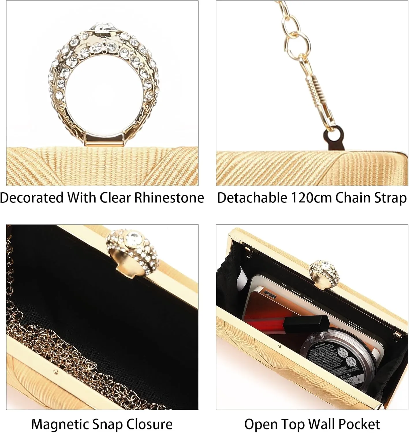 Evening Bags Clutch Purses for Women Wedding Bag Ladies Sparkling Party Handbag Tassel Crossbody shoulder bag
