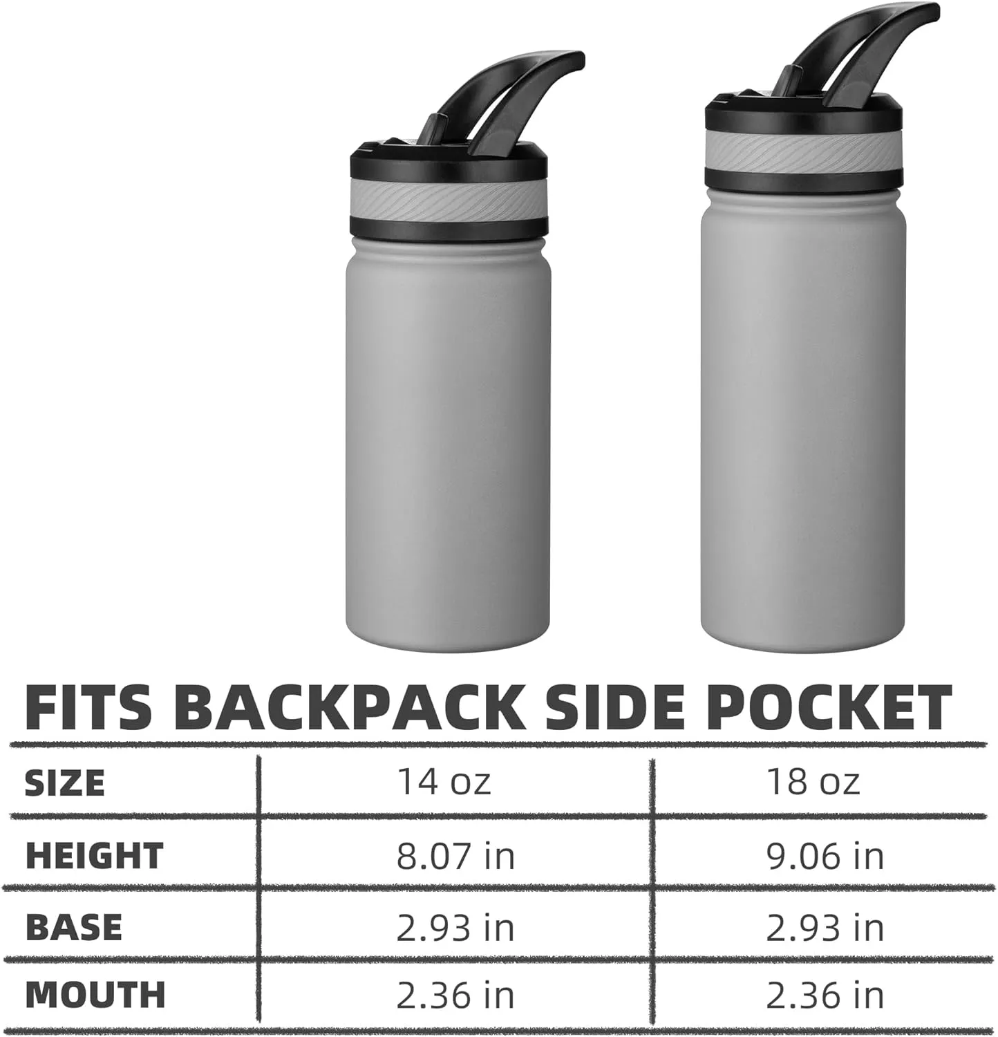 Fanhaw 14 Oz Kids Insulated Water Bottle with Straw - Stainless Steel Double Wall Vacuum Cup, Leakproof, BPA Free, Suitable for Boys and Girls(Black - Space Dinasour)