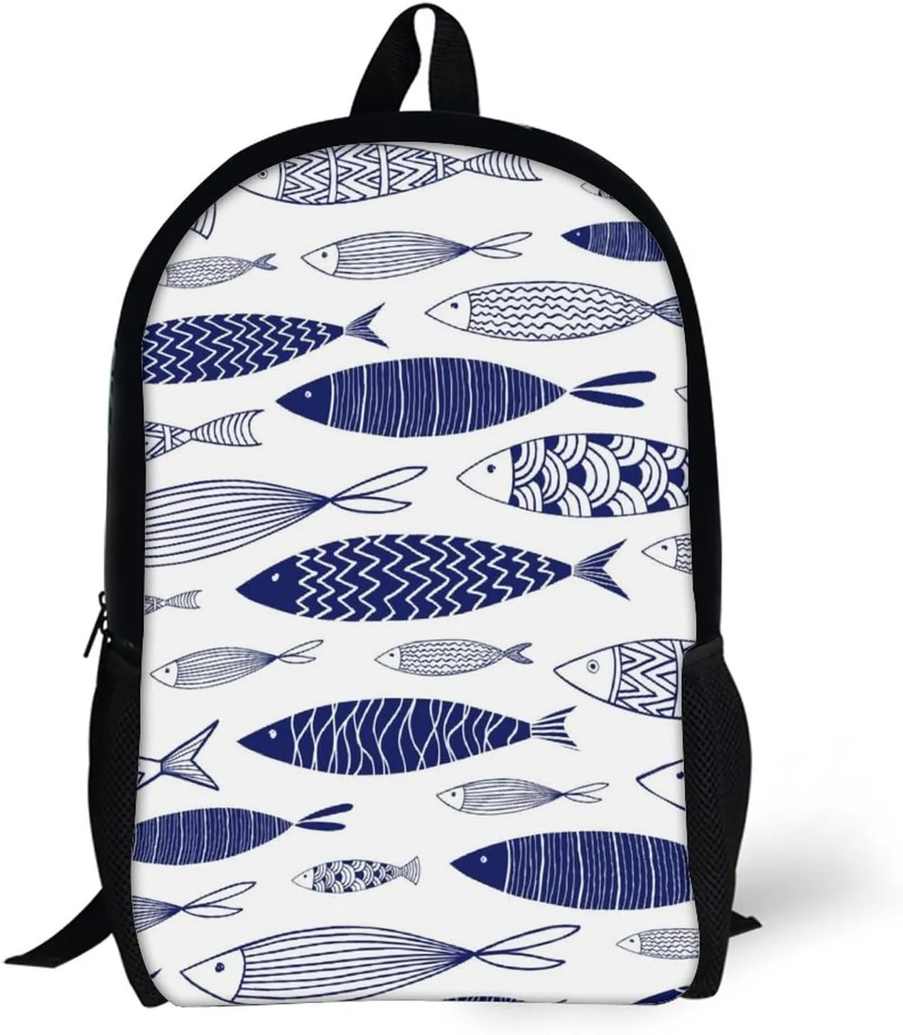 Fish Backpack Lightweight Waterproof Backpacks Laptop Backpack for Unisex Casual Travel Daypacks Large Capacity