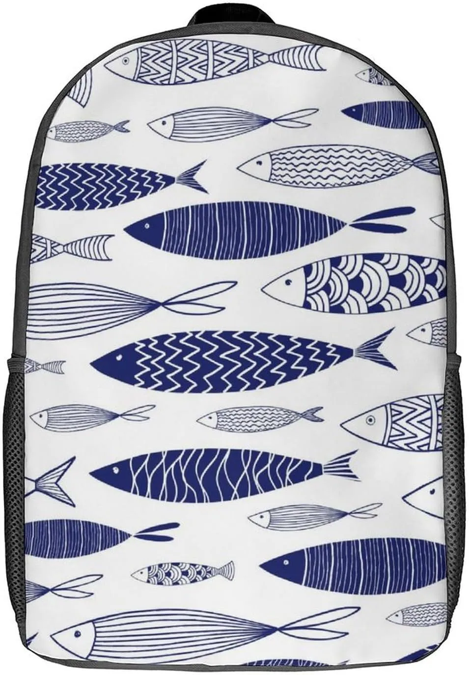 Fish Backpack Lightweight Waterproof Backpacks Laptop Backpack for Unisex Casual Travel Daypacks Large Capacity