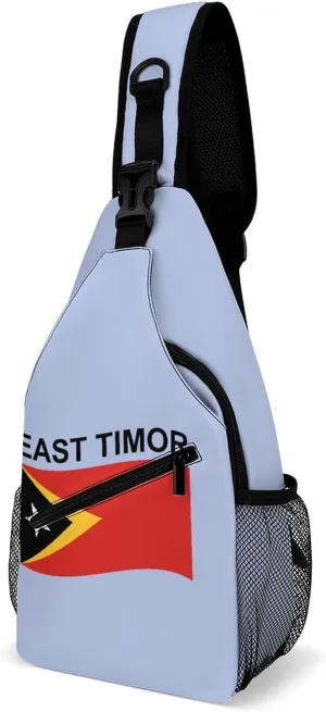 Flag of East Timor Fashion Sling Bag Shoulder Chest Crossbody Bags Backpack Travel Hiking