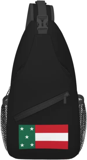 Flag of the Republic of Yucatan Crossbody Bags For Women Men Chest Backpack Gym Shoulder Bag Travel Outdoor Sports Casual Crossbody Bags