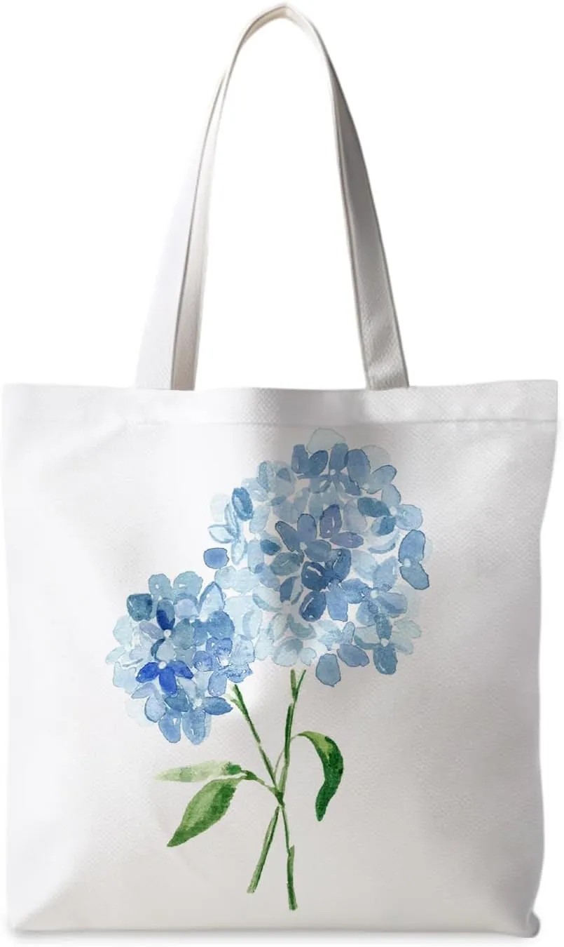 Floral Tote Bag, Floral Bag for Women, Reusable Grocery Bags Shopping Bags
