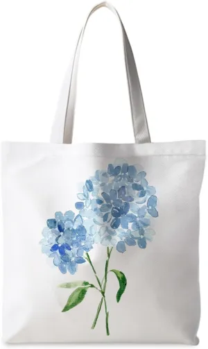 Floral Tote Bag, Floral Bag for Women, Reusable Grocery Bags Shopping Bags