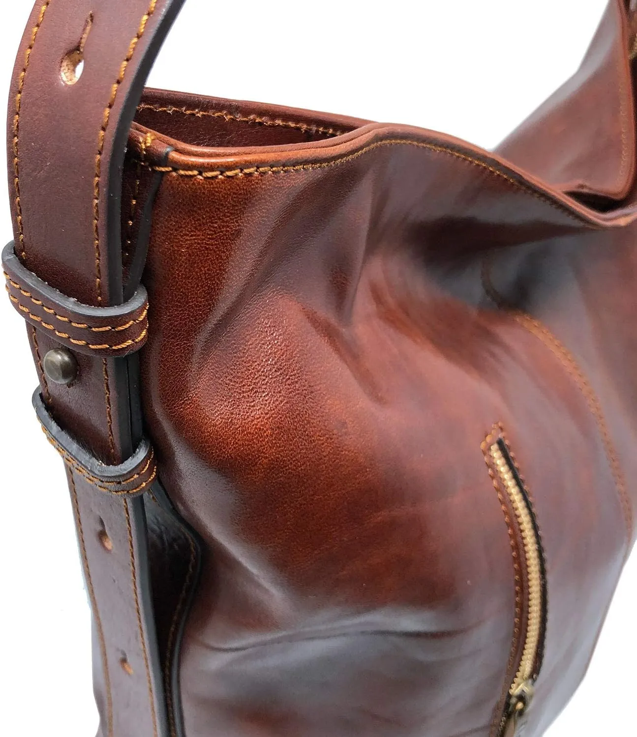 Floto Sardinia Leather Tote Bag Convertible Crossbody Women's Bag