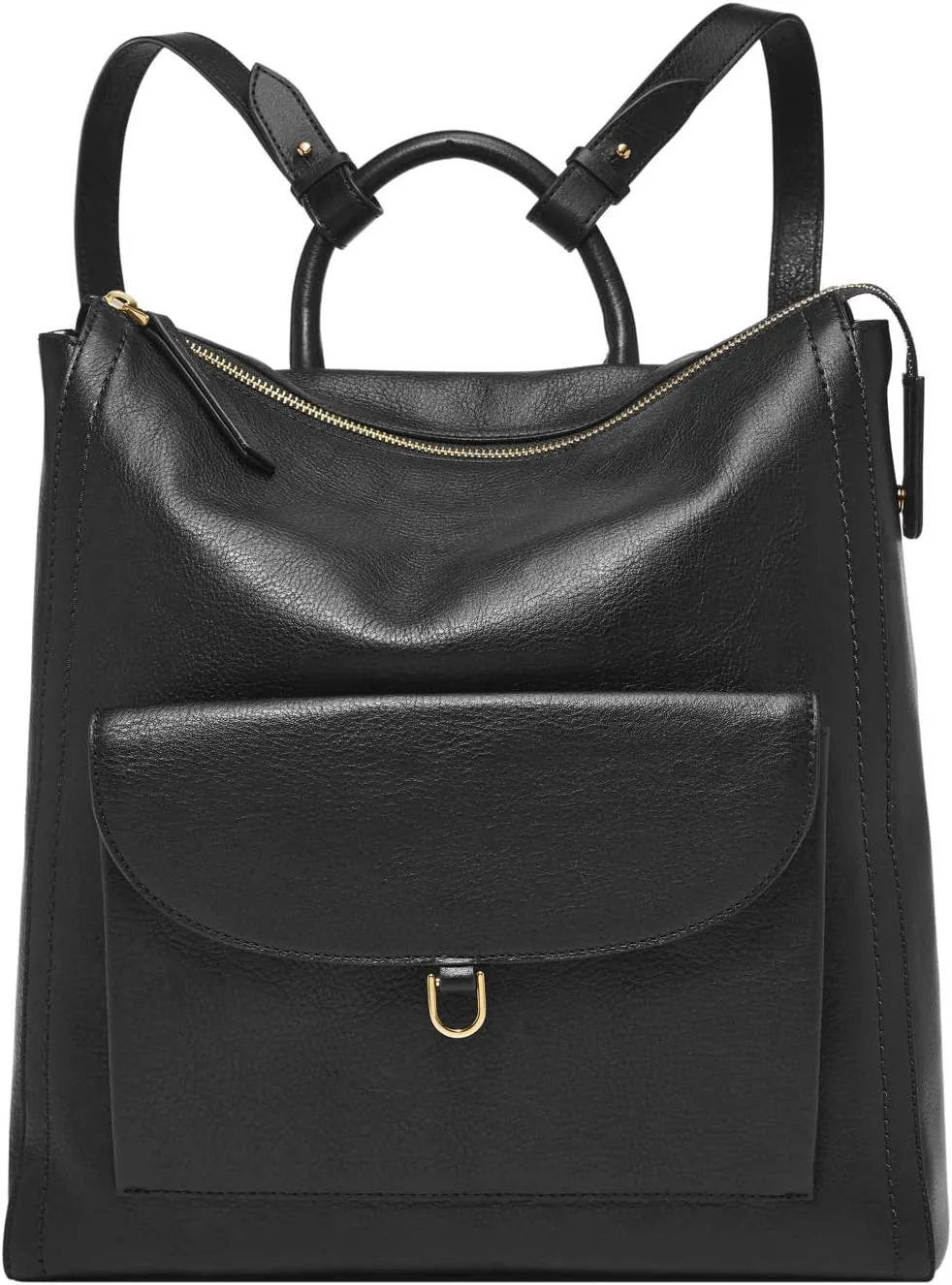 Fossil Women's Parker Leather Convertible Backpack Purse Handbag for Women