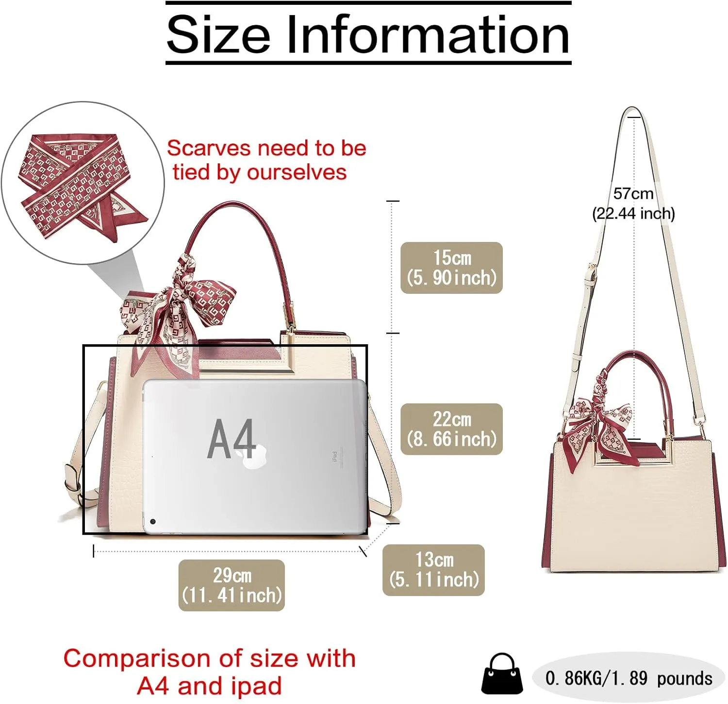 FOXLOVER Leather Satchel Handbags for Women Tote Shoulder Bag vintage Crossbody Bag Purse Top Handle bag with Embroidery