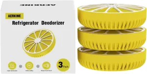 Fridge Deodorizer Odor Eliminator - Refrigerator Cleaner Freshener For Home, Smell Remover For Kitchen, More Effective Than Baking Soda Bamboo Air Purifier Bags(3Packs)