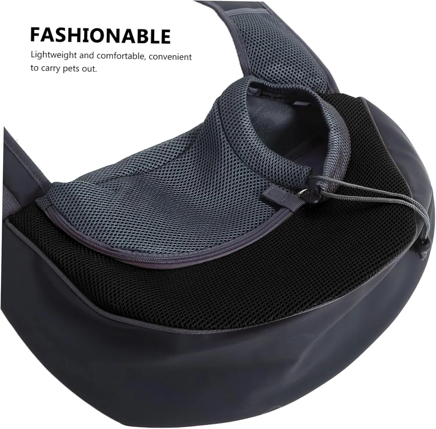 GANAZONO Small Dog Sling Carrier Pet Backpack Versatile Dog Sling for Outdoor Adventures Breathable Mesh