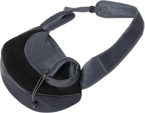 GANAZONO Small Dog Sling Carrier Pet Backpack Versatile Dog Sling for Outdoor Adventures Breathable Mesh