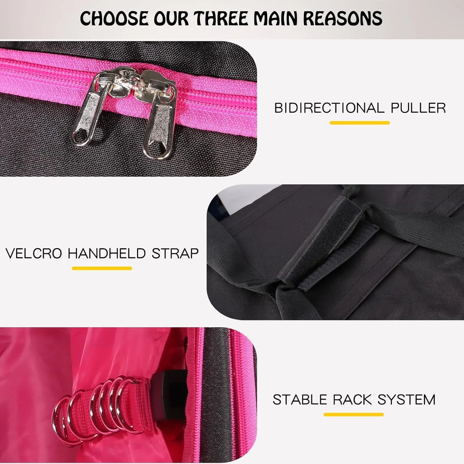 Garment bags for travel,28"dance bag with coat hanger, clothes rack dance suitcase, clothes rack for hanging clothes,Rolling garment bags with wheels