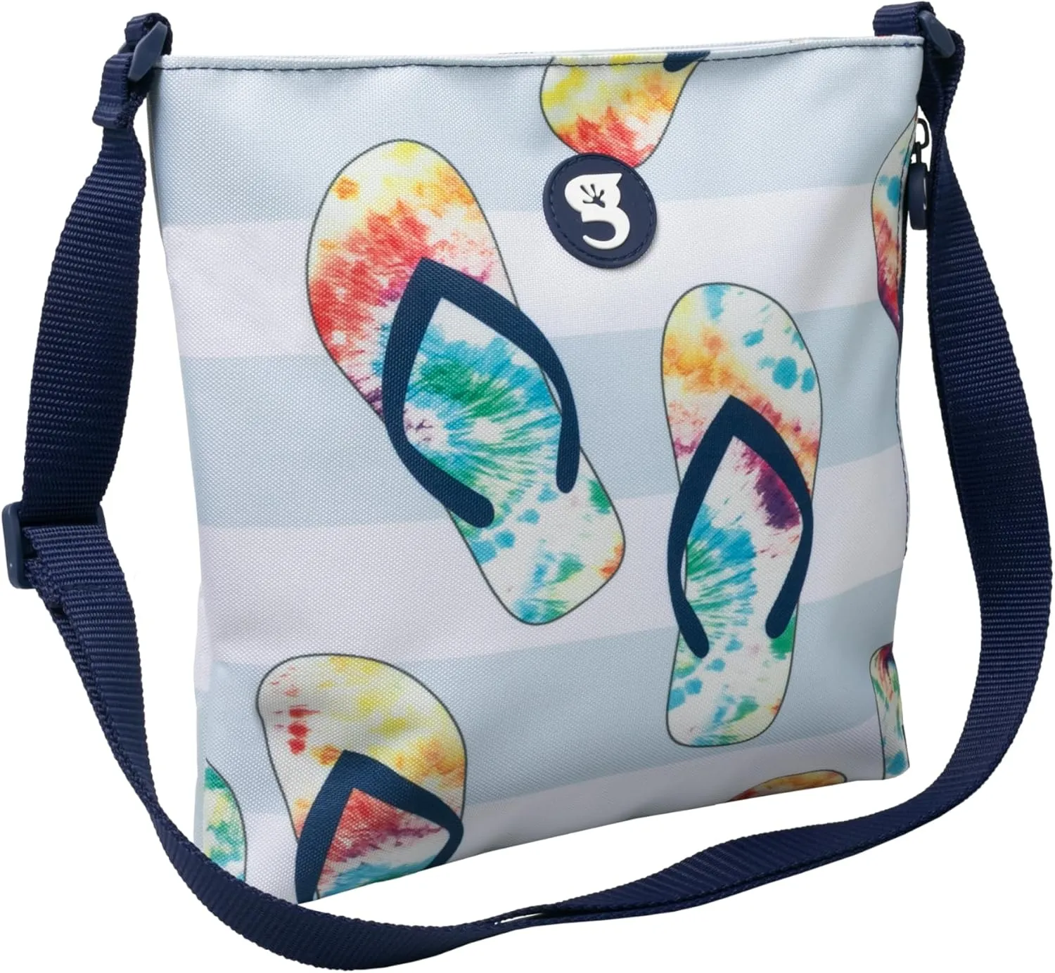 geckobrands Crossbody Bag – Lightweight and Adjustable Crossbody Bag with Multiple Zippered Pockets for Hands-Free Carrying