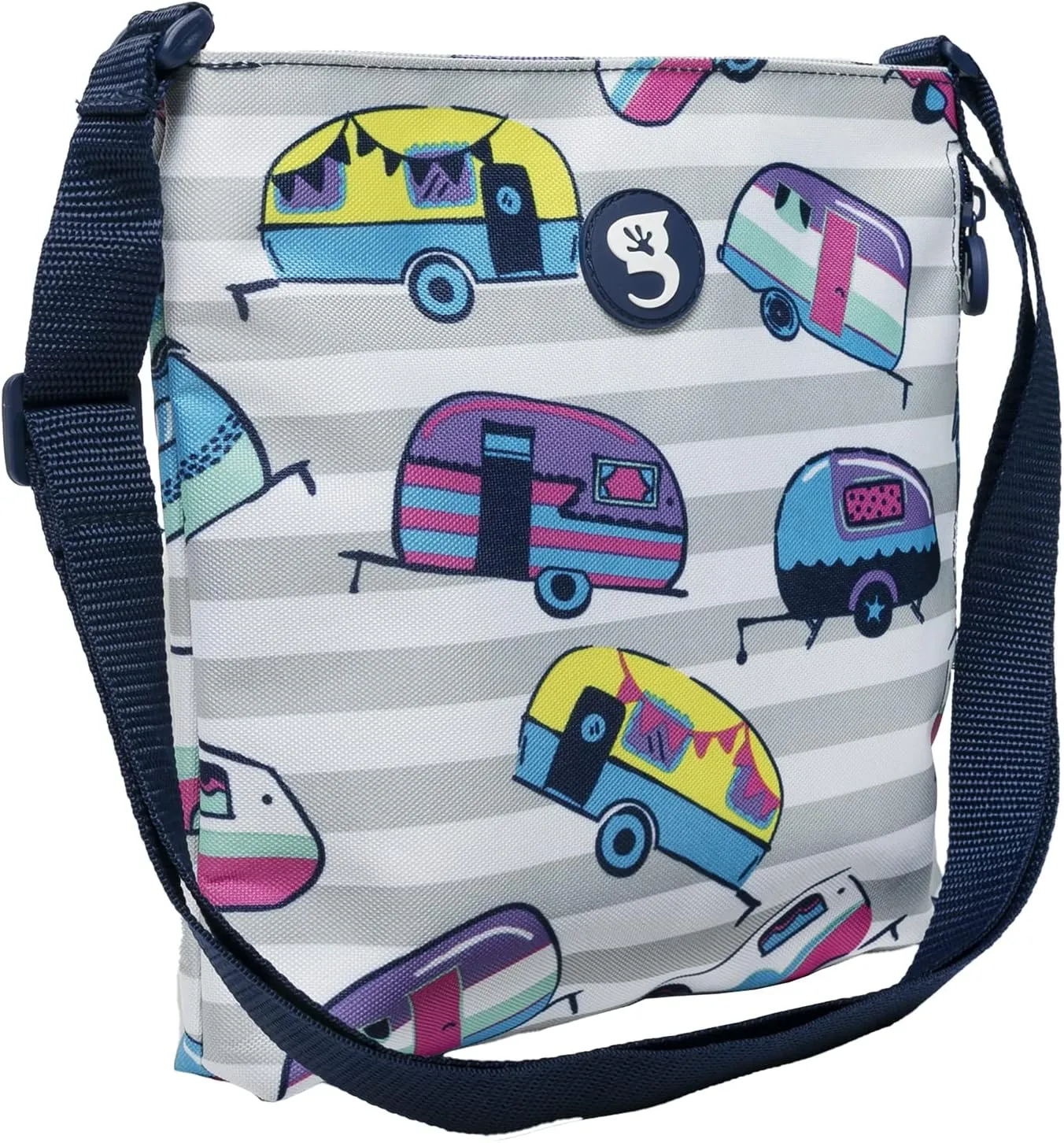 geckobrands Crossbody Bag – Lightweight and Adjustable Crossbody Bag with Multiple Zippered Pockets for Hands-Free Carrying