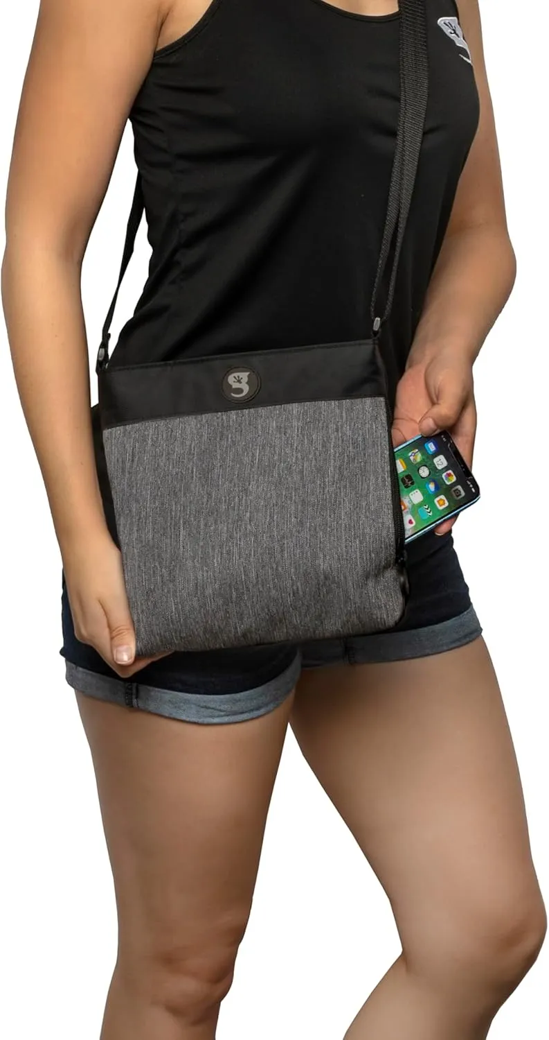 geckobrands Crossbody Bag – Lightweight and Adjustable Crossbody Bag with Multiple Zippered Pockets for Hands-Free Carrying