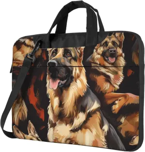 German Shepherd Laptop Tote Bag Travel Business Computer Bag Work Bag for Men Women